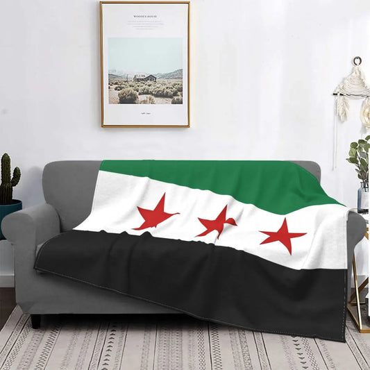 SYRIAN FLAG SOFT MICRO FLEECE BLANKET